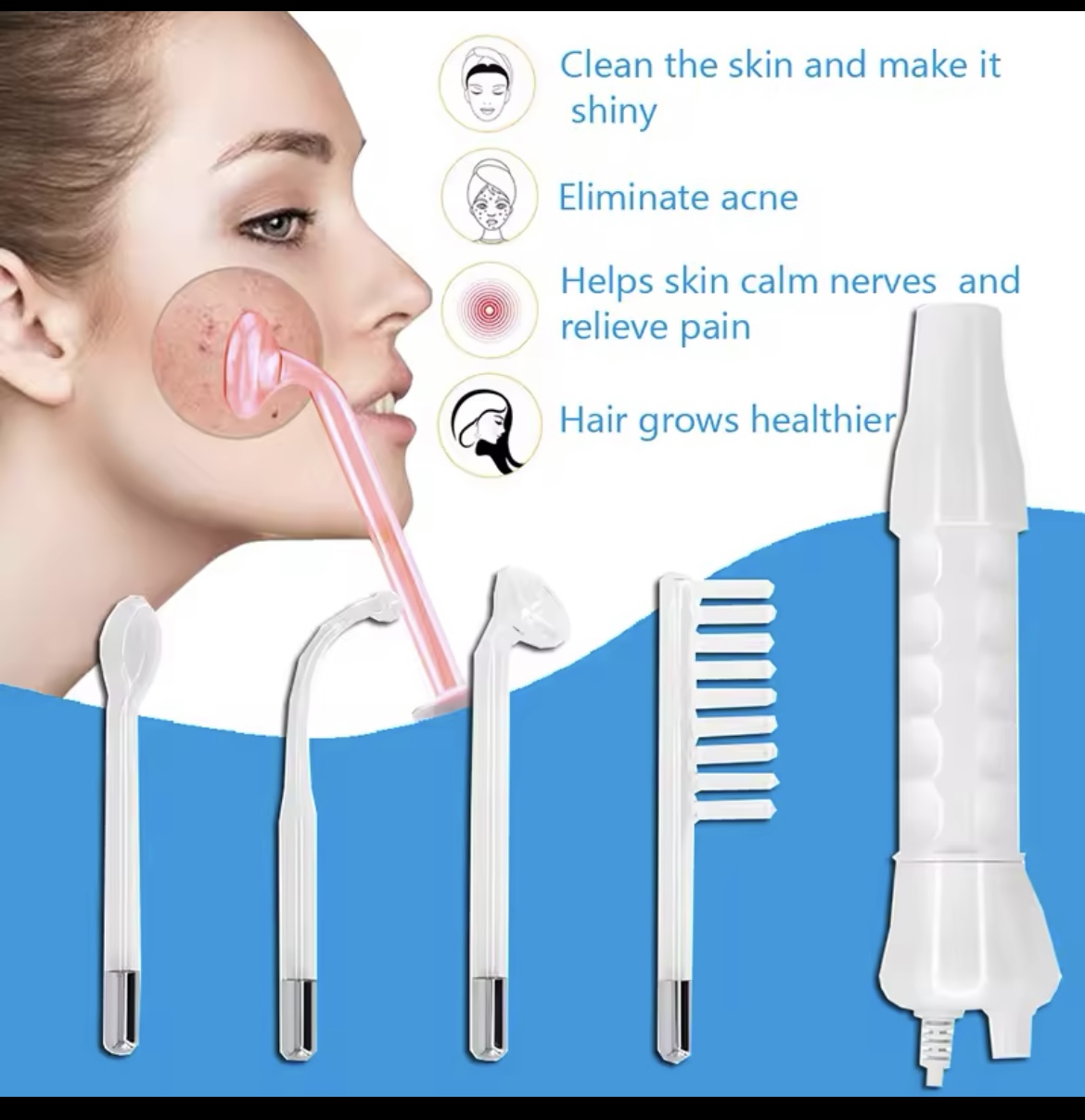 Miniatura 11 de ALTA FRECUENCIA PORTATIL FACIAL Y CORPOR